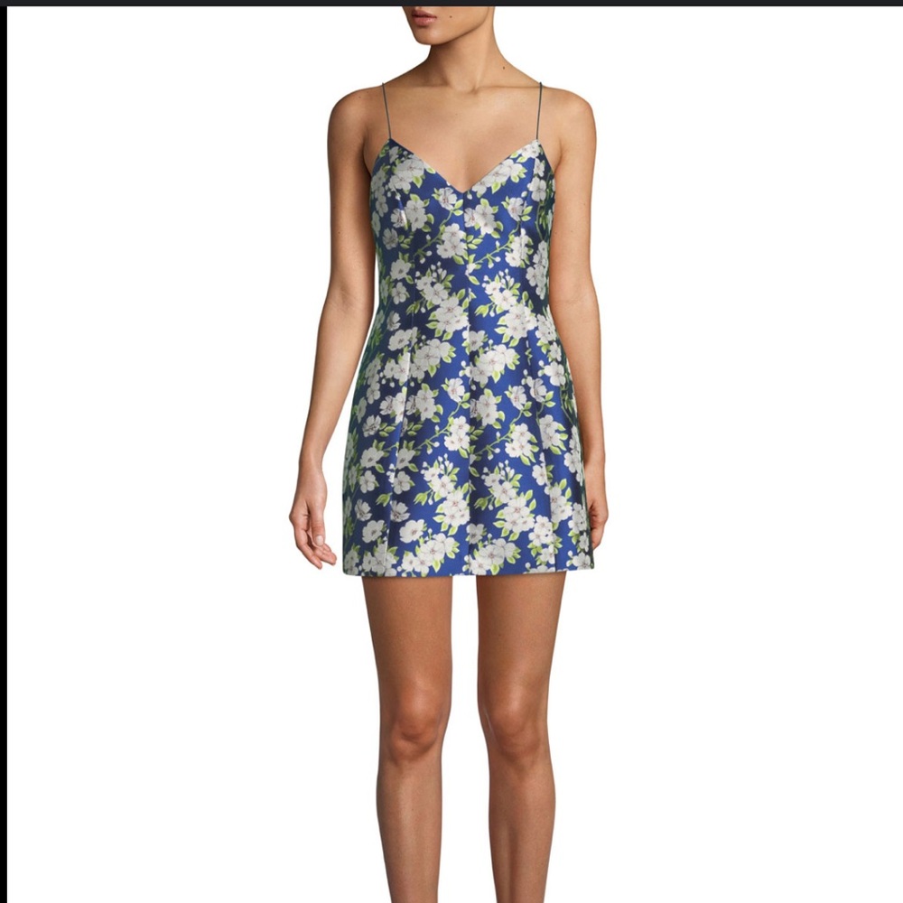 Alice+Olivia Floral Mini Dress